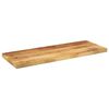 vidaXL Dessus de table rectangulaire bois massif de manguier brut