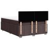 vidaXL Sommier &agrave; lattes de lit avec matelas Marron fonc&eacute; 140x190 cm