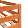vidaXL Lit superpos&eacute; sans matelas cire marron 90x190 cm pin massif