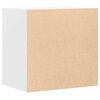 vidaXL Commode d'angle blanc 60x41x58 cm bois d'ing&eacute;nierie