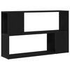vidaXL Ensemble meuble TV 100 x 24 x 63 cm Noir Bois d'ing&eacute;nierie