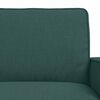 vidaXL Canap&eacute; 2 pcs Vert fonc&eacute;