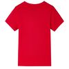 T-shirt pour enfants rouge 140