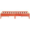 vidaXL Cadre de lit sans matelas cire marron 120x200cm bois pin massif