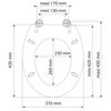 SCH&Uuml;TTE Si&egrave;ge de toilette BALANCE MDF