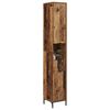 vidaXL Cabinet de salle de bain Bois Ancien 31,5 x 33 x 190 cm