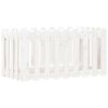 vidaXL Lit sur&eacute;lev&eacute; de jardin design de cl&ocirc;ture 100x50x50cm pin massif