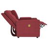 vidaXL Fauteuil de massage inclinable 2 places porte-gobelet bordeaux