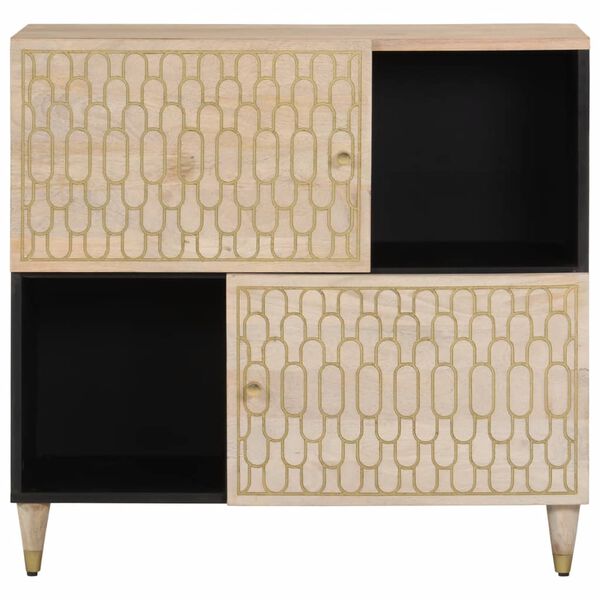 vidaXL Armoire lat&eacute;rale 80x33x75 cm bois massif de manguier