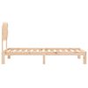 vidaXL Cadre de lit sans matelas bois de pin massif