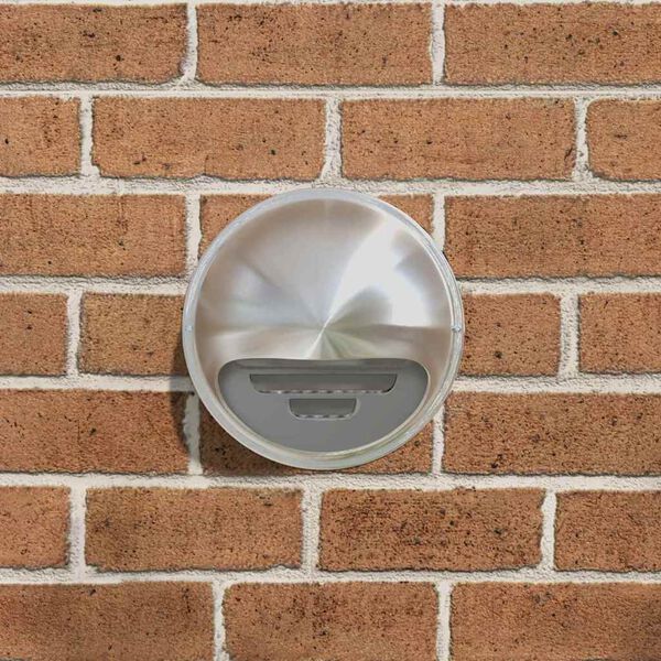 vidaXL Couvre-vent Air 8 pcs Argent 200 mm Acier inoxydable