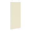 vidaXL Store pliss&eacute; cr&egrave;me 100x200cm largeur du tissu 99,4 cm polyester