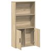 vidaXL Biblioth&egrave;que ch&ecirc;ne sonoma 60x24x120 cm bois d'ing&eacute;nierie