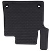 vidaXL Tapis de voiture 3 pcs Noir Caoutchouc