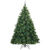 vidaXL Sapin de No&euml;l artificiel avec 300 LED Vert 240 cm PE et PVC