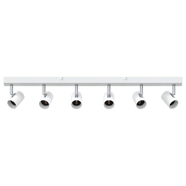 vidaXL Spot de plafond Blanc 73 x 6,5 x 11,5 cm M&eacute;tal