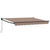 vidaXL Auvent r&eacute;tractable Taupe 3 x 2,5 m 100% Polyester et Aluminium