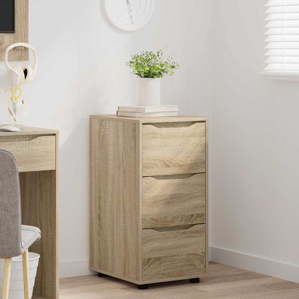 vidaXL Armoire de rangement Ch&ecirc;ne Sonoma 40 x 48 x 81 cm