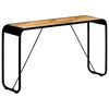 vidaXL Table console 140 x 35 x 76 cm Bois de manguier massif brut