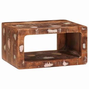 vidaXL Table de chevet Marron 45 x 30 x 24 cm Bois Recycl&eacute; Solide
