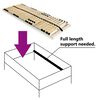 vidaXL Sommier &agrave; lattes sans matelas avec 28 lattes 7 zones 80x200 cm