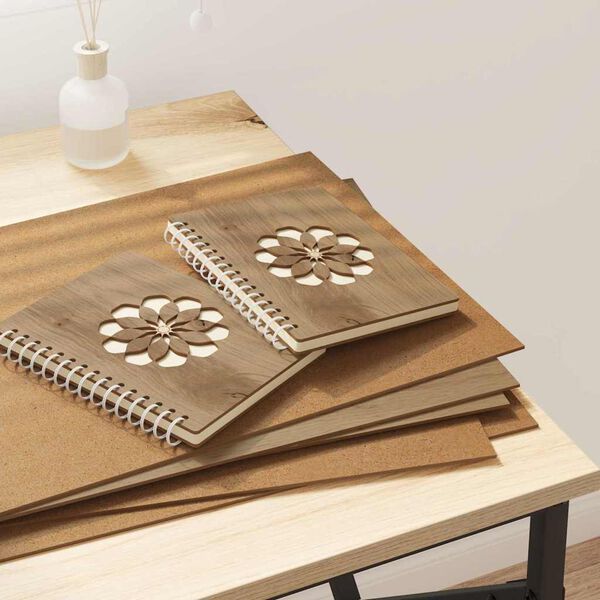 vidaXL Panneaux d&eacute;coratifs 50 pcs Ch&ecirc;ne artisanal 30 x 42 x 0,27 cm