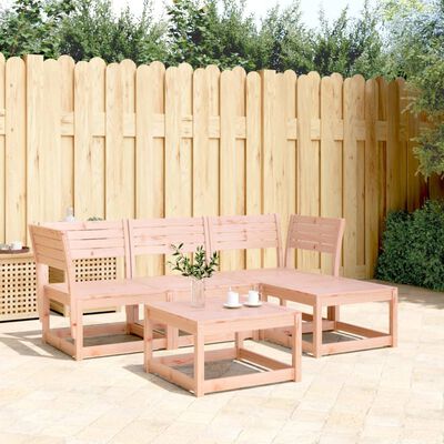 vidaXL Salon de jardin 4 pcs bois massif douglas