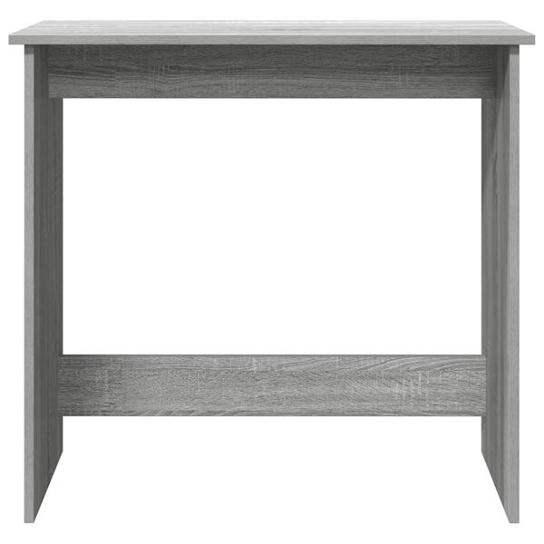 vidaXL Bureau sonoma gris 80x40x75 cm bois d'ing&eacute;nierie