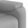 vidaXL Fauteuil inclinable gris nuage tissu