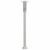vidaXL Lampadaire d'ext&eacute;rieur argent&eacute; 100 cm acier inoxydable