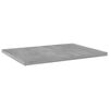vidaXL Panneaux de biblioth&egrave;que 4 pcs gris b&eacute;ton bois d&rsquo;ing&eacute;nierie