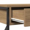 vidaXL Table Console avec tiroir ch&ecirc;ne artisanal 75 x 28 x 75 cm