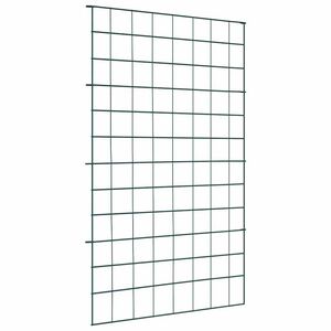 vidaXL Ensemble de cl&ocirc;ture de jardin 8 pc 50 x 80 cm Acier Vert