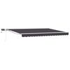 vidaXL Cadre de store manuel avec LEDs 4,5 &times; 3 m