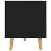 vidaXL Meuble TV noir 90x40x48,5 cm bois d'ing&eacute;nierie