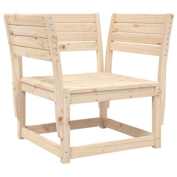 vidaXL Salon de jardin 5 pcs bois de pin massif