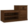 vidaXL Armoire &agrave; chaussures ch&ecirc;ne marron 100x42x60cm bois d'ing&eacute;nierie