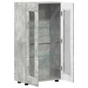 vidaXL Buffet FLORIN Gris b&eacute;ton 55,5 x 29 x 103 cm Bois d'ing&eacute;nierie