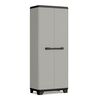 Keter Armoire de rangement avec &eacute;tag&egrave;res Planet Gris et noir