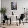 Venture Home Chaises &agrave; manger lot de 2 Polar Aspect cuir noir