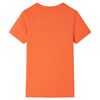 T-shirt pour enfants orange vif 104