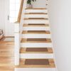 vidaXL Tapis Antid&eacute;rapants pour Escaliers 15 pcs Jaune 60 x 25 cm PP