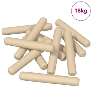 vidaXL Chevilles en bois 12000 pcs Marron Bois massif