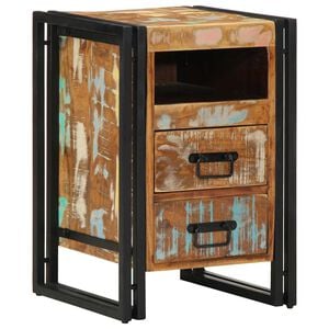 vidaXL Table de chevet 40x40x59 cm en bois massif recycl&eacute;