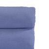 vidaXL Chaises &agrave; manger lot de 4 bleu jean tissu