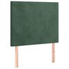 vidaXL Cadre de lit sans matelas vert fonc&eacute; 120x200 cm velours