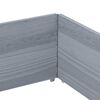 vidaXL Colliers de palette 2 pcs gris 150x100 cm bois de pin solide