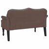 vidaXL Banc Chesterfield Marron 120,5 x 65 x 75 cm Simili cuir