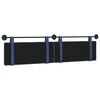 vidaXL T&ecirc;te de lit suspendue Bleu police 210 x 55 x 5 cm Velours