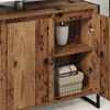 vidaXL Cabinet de salle de bain avec porte Bois Ancien 90 x 30 x 60 cm